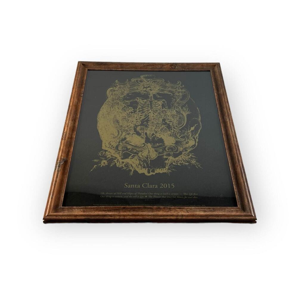 2015 Grateful Dead - Santa Clara Silkscreen Concert Poster by Kyle Baker of 50
